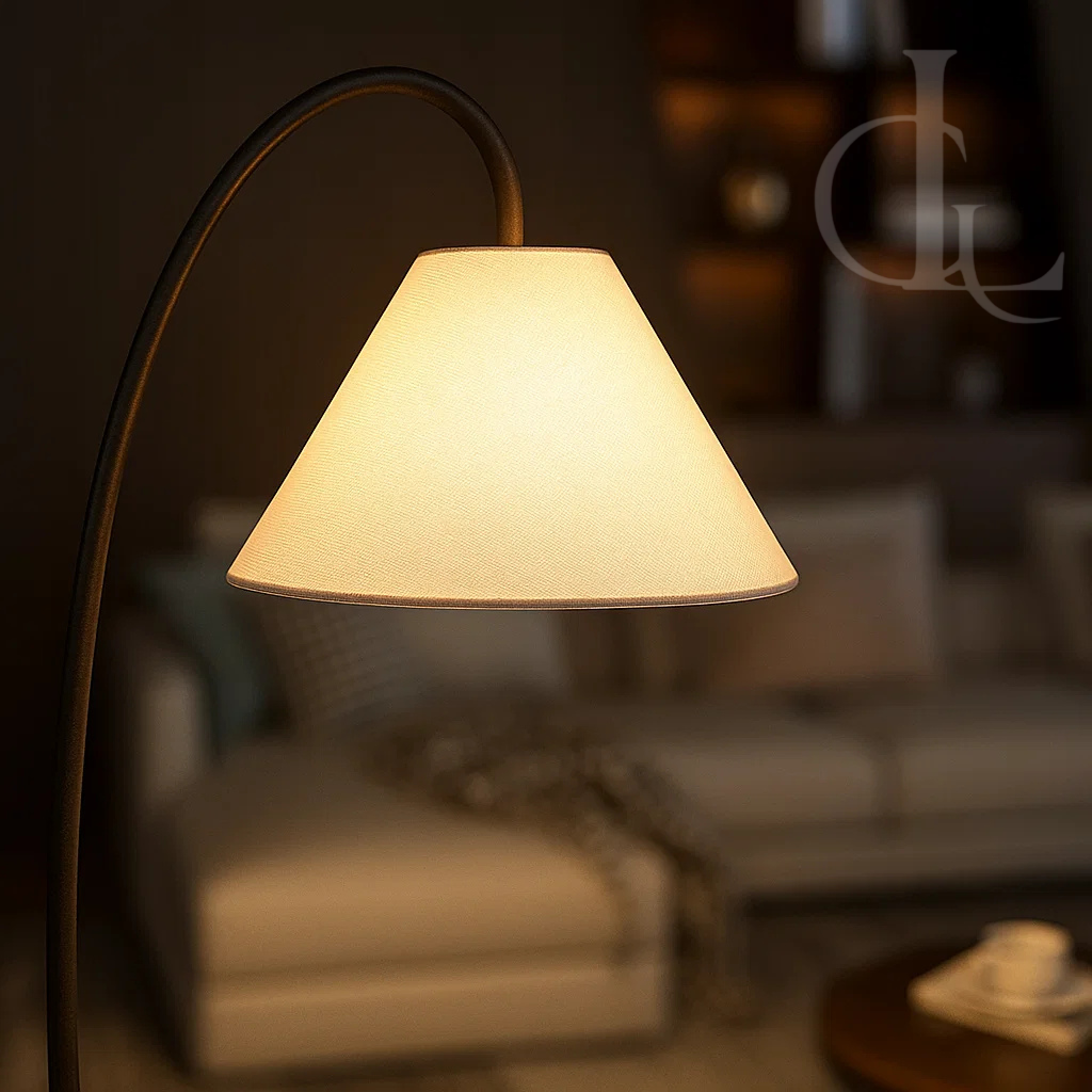 Modern Smart Wood Metal Standing Floor Lamp